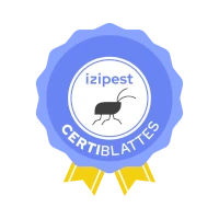 Badge de certification Izipest CertiBlattes